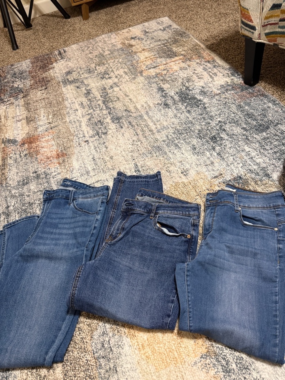 Jeans Bundle:Classic Women's Blue Denim Jeans - Versatile Everyday Style